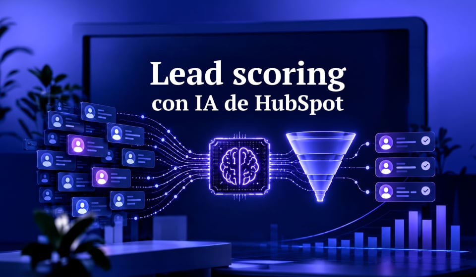Lead scoring con IA en el CRM de HubSpot: lo que sí funciona para tu empresa